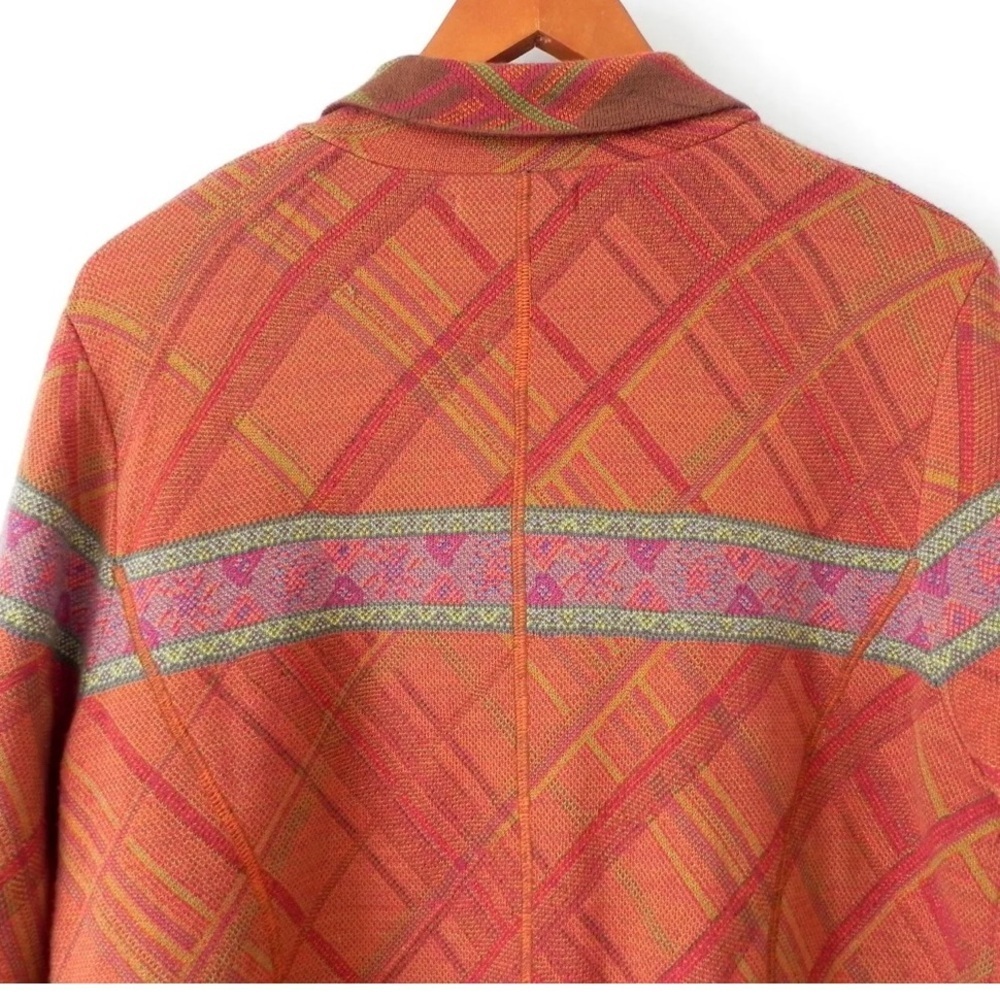 Coldwater Creek Jacket Vintage Style Wool Blend Pockets Multi-Color - Picture 6 of 9